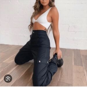 Tiger Mist black Cargo pants